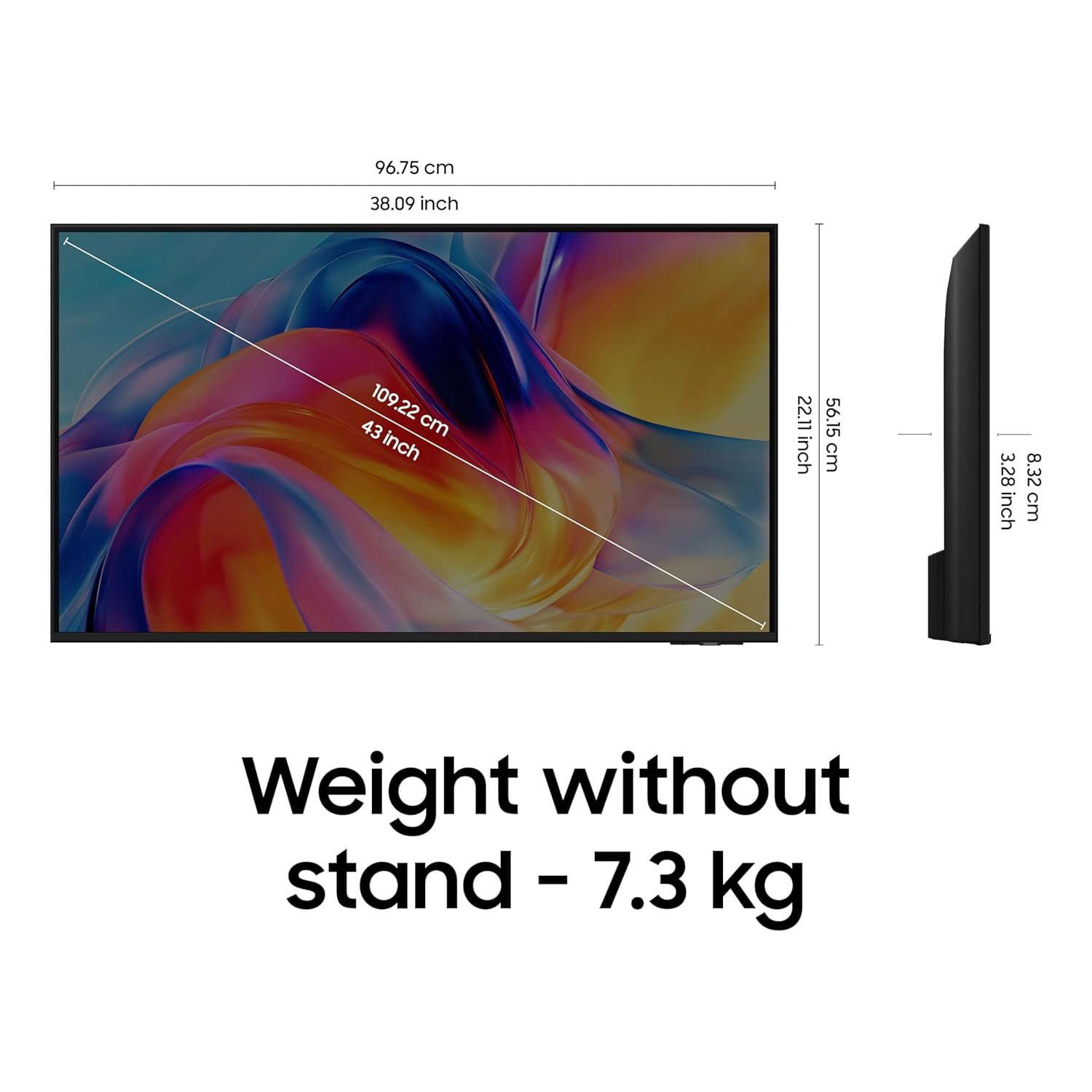 714mwijgcl. sl1500 Samsung 43 inches Mini LED 4K Samsung Vision AI Smart TV UA43M71HAULXL