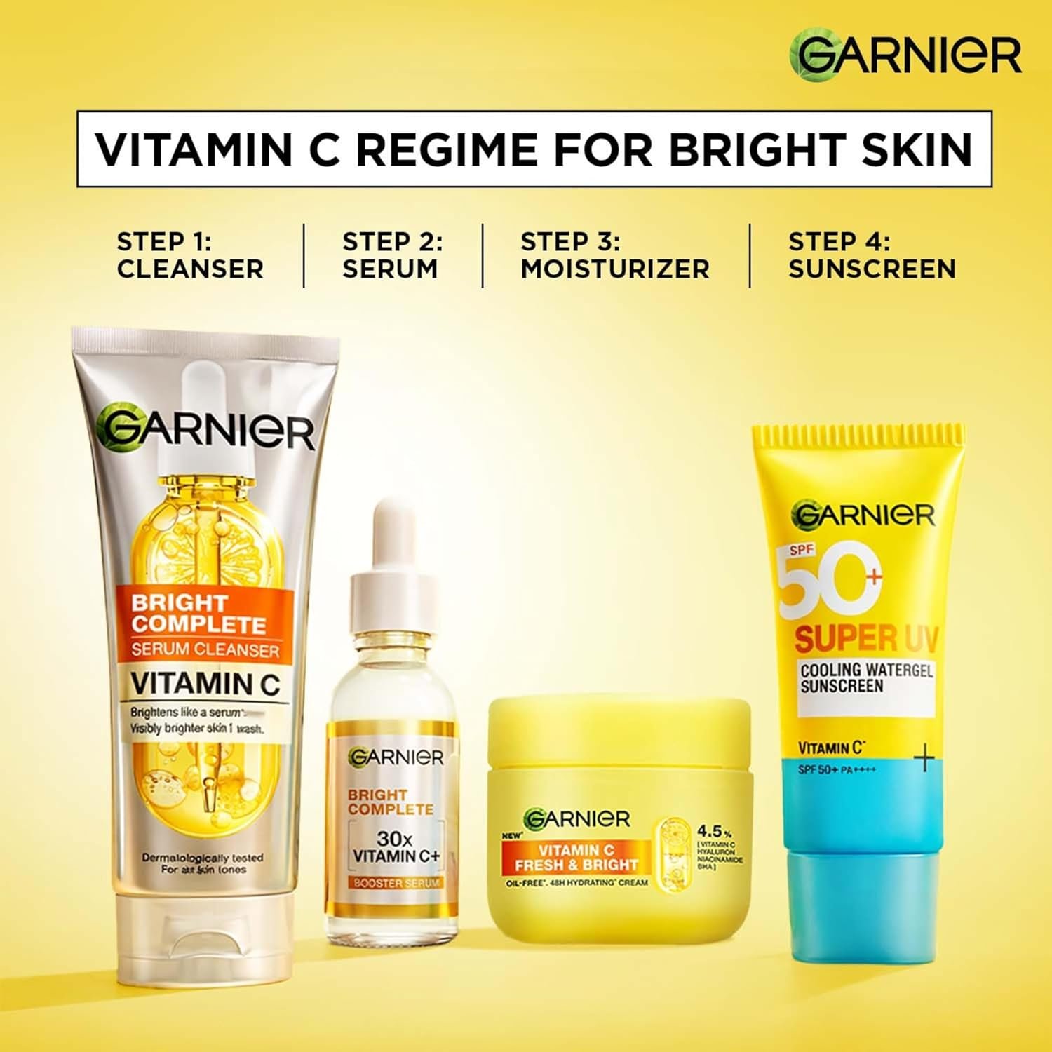 715qllohdbl. sl1500 Garnier 2-in-1 Vitamin C Serum Facewash |Cleanse, Brighten & Hydrate, 150g | Daily Vit C face wash deeply cleanses without drying. De-tans, evens tone & fades dark spots. For oily, dry & sensitive skin