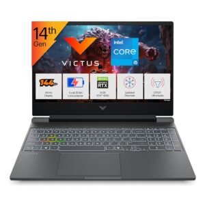 HP Victus, Intel Core i5-14450HX 14th Gen, 6GB RTX 4050, 24GB DDR5(Upgradeable) 512GB SSD, FHD, 144Hz, 300 nits, 15.6''/39.6cm, Win11, M365* Office24, Mica Silver, 2.29kg, fa2382tx, RGB Gaming Laptop