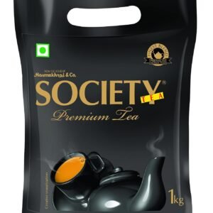Society Premium Tea — Premium Assam CTC Blend, Strong & Rich Chai Patti With A Fuller Body & Deeper Aroma, Hasmukhrai & Co. Since 1924 | 1 kg Pouch | Loose Leaves, No Preservatives