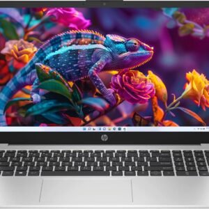 HP 15 (2026), AMD Ryzen 7 Octa Core 7735U - (16 GB DDR5/512 GB SSD/AMD Radeon 680M Graphics/Windows 11 Pro) Thin & Light Business Laptop/15.6" FHD Display/Backlit + Fingerprint/Silver/1.5kg/MS Office
