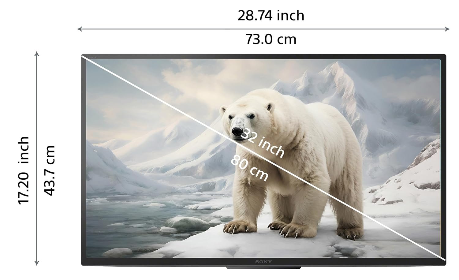 71l c40xitl. sl1500 Sony BRAVIA 80 cm (32 inches) HD Ready Smart LED Google TV KD-32W825 (Black)