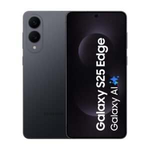 Samsung Galaxy S25 Edge 5G AI Smartphone (Titanium JetBlack, 12GB RAM, 256GB Storage) | Precision Built with Titanium | Ultra-Sleek and Premium with a 200 MP Camera | Snapdragon 8 Elite for Galaxy