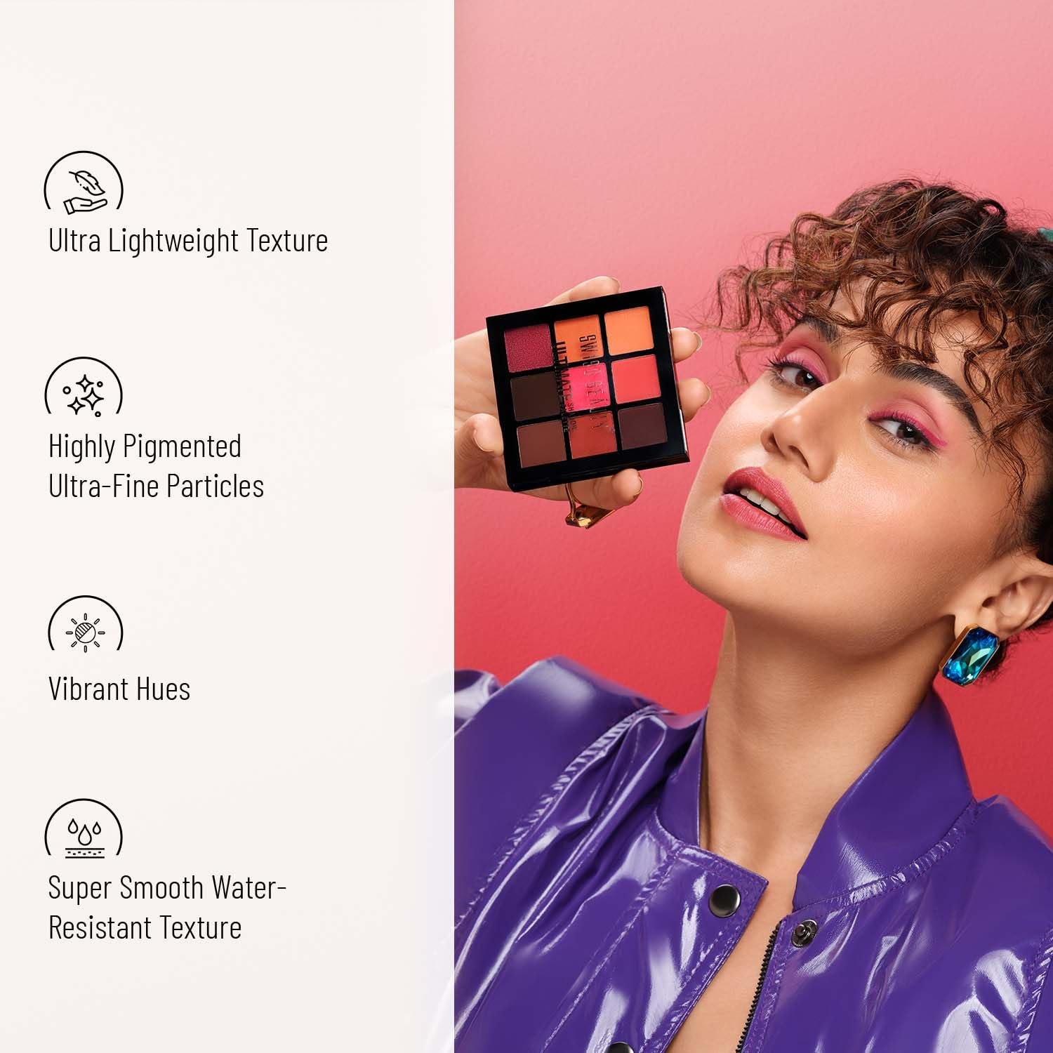 71z8rzsytbl. sl1500 Swiss Beauty Ultimate 9 Pigmented Colors Eyeshadow Palette Long Wearing And Easily Blendable Eye Makeup Palette Matte, Shimmery And Metallic Finish – Multicolor-02, 6G