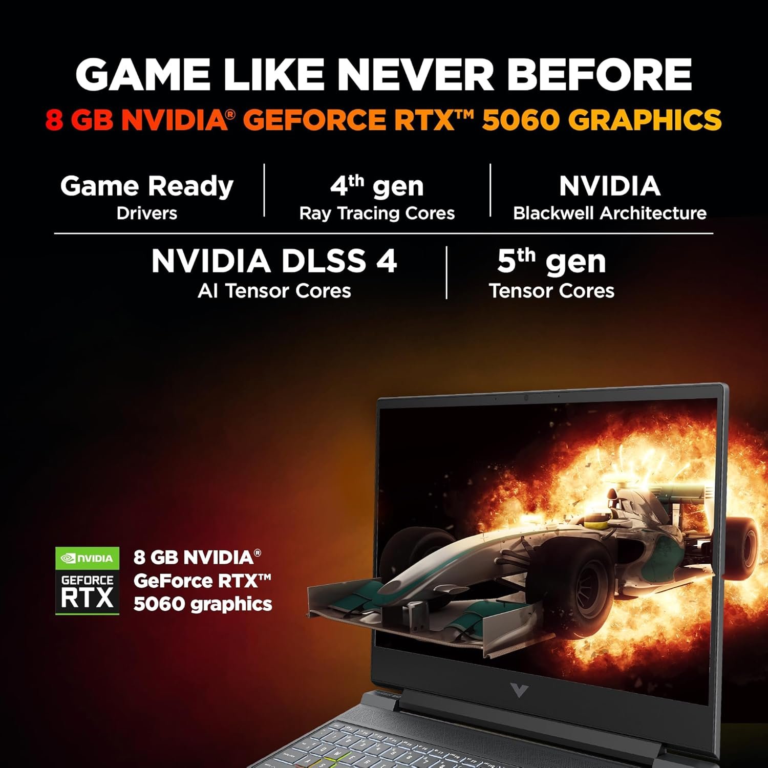 81jozfwi73l. sl1500 HP Smartchoice Victus, 13th Gen Intel Core i7-13620H, 8GB RTX 5060, 24GB DDR5(Upgradeable) 1TB SSD, 144Hz, FHD, 15.6/39.6cm, Win11, M365(1yr)*Office 24, Mica Silver,2.29Kg,fa2308TX, RGB Gaming Laptop