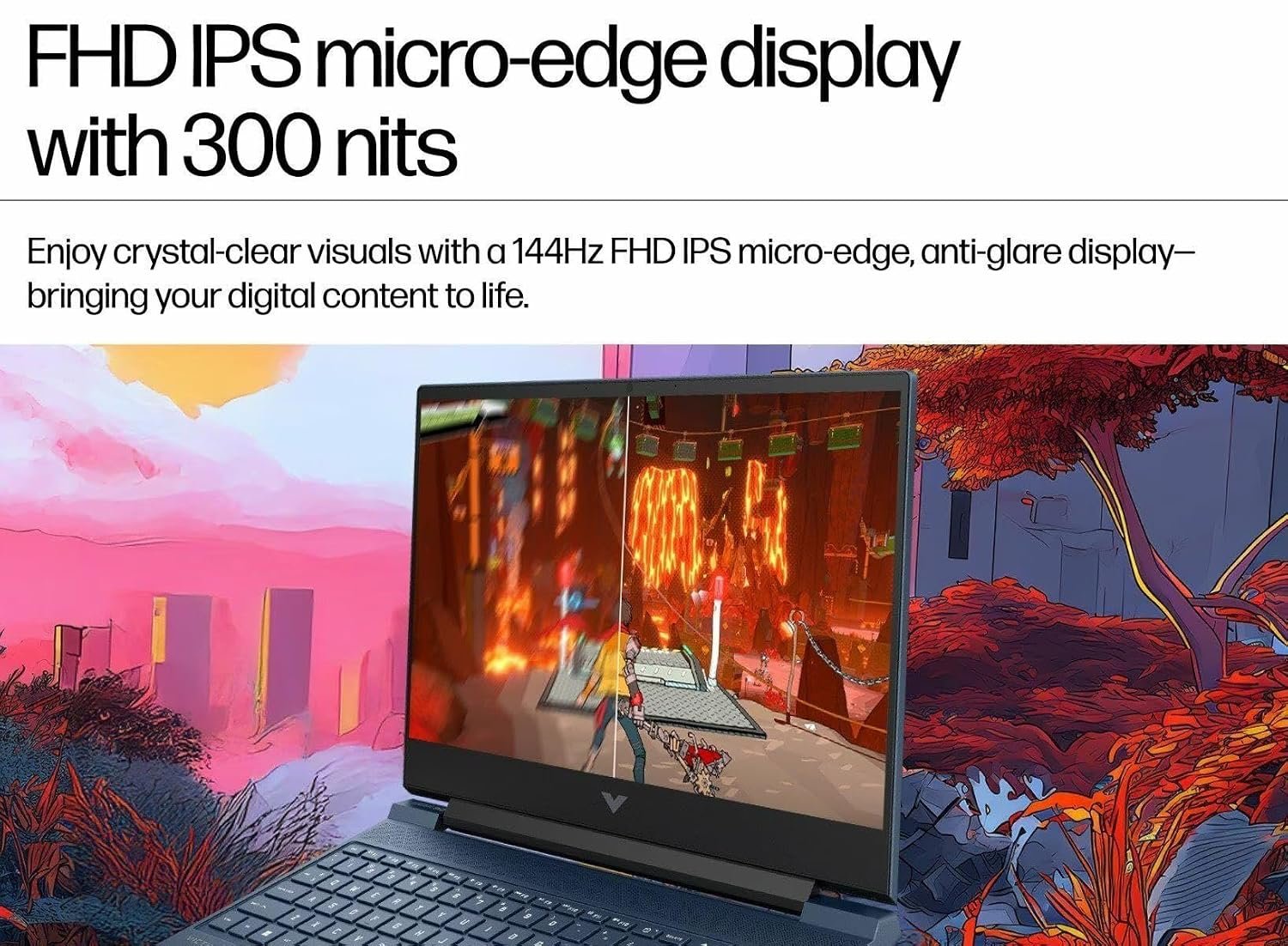 81nenpjtvbl. sl1500 HP Victus 15.6 Gaming Laptop, Intel Core 5-210H, 24GB DDR5 RAM, 512GB SSD, NVIDIA GeForce RTX 3050 (6GB), 144Hz FHD IPS, Backlit KB, Wi-Fi 6, Win 11, Blue, 15-fa2554TX