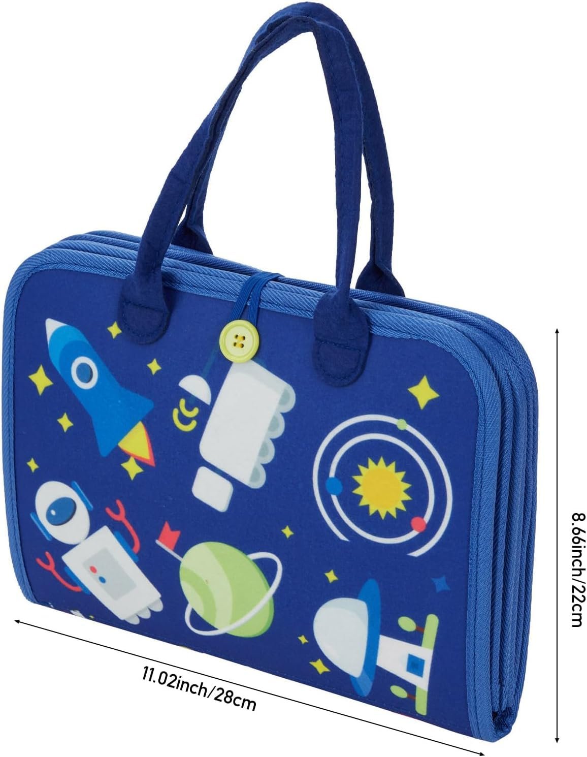 71skyfn3ppl. sl1490 Qlect 12 in 1 Toddler Busy Binder & Busy Book for Toddlers 1-3 Years – Montessori Busy Board & Activity Book for Kids 2-4 – Engaging Toys for 2-3 Years – Educational Busy Book for Learning., Blue